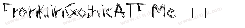 FranklinGothicATF Me字体转换